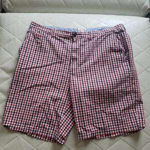 St. John's Bay Red Gingham Men's Shorts Size 40